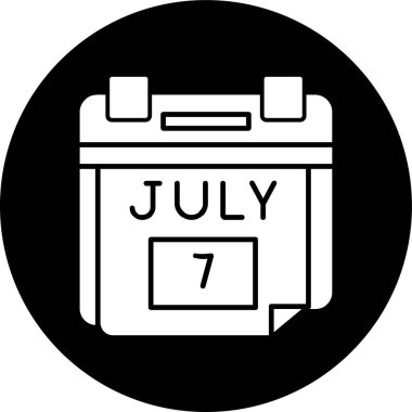 Takvim simgesi vektör illüstrasyonu