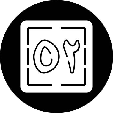 Basit para ve finans simgesi, vektör illüstrasyonu