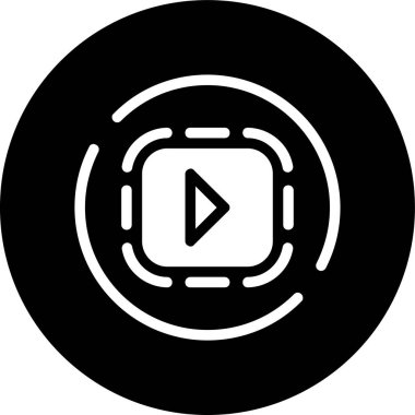 Çalma simgesinin vektör illüstrasyonu