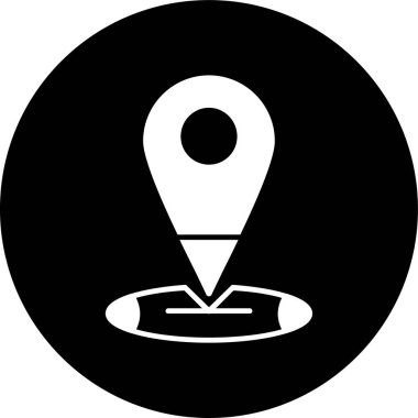 Harita işaretleyici. vektör illüstrasyonu