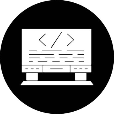 Web tasarım simgesi, vektör illüstrasyonu