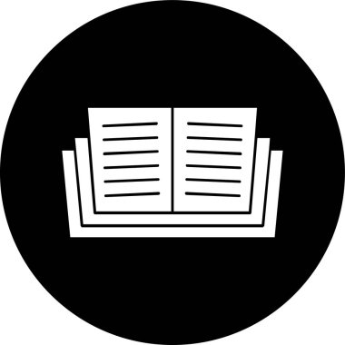 kitap simgesi vektör illüstrasyonu