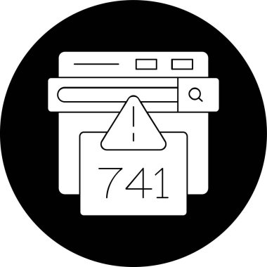 Seo simgesinin vektör illüstrasyonu