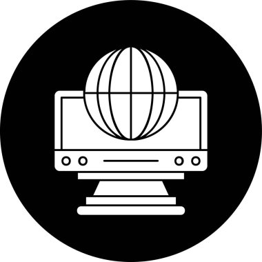 genel ağ çizgisi simgesi, vektör illüstrasyonu