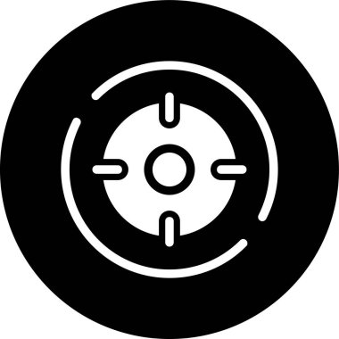 araba tekeri vektör simgesi