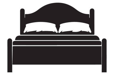 Ev dekorasyonu için Yastıklı Zarif Yatak Odası Mobilyası