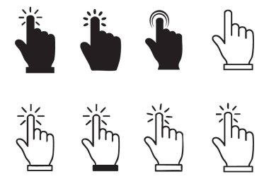 Patlayan Sembollerle El Hareketinin İllüstrasyonu