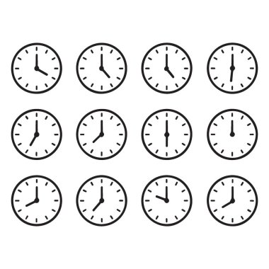 Zamanlama ve Üretkenlik Resimleri için Çeşitli Zaman Saatleri