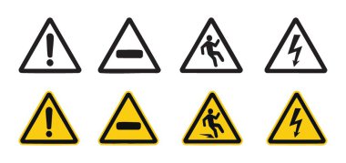 Dikkat Tehlike Sembol İşareti Ayarları, Kayma ve Elektrik Grafiksel Grafiği