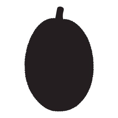 Dikenli Tropikal Meyve 'nin Detaylı Silüeti