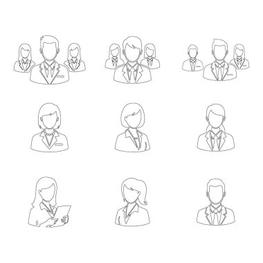 İş Profesyonelleri Şirket Web Sitesi Tasarımı için Simge Özeti