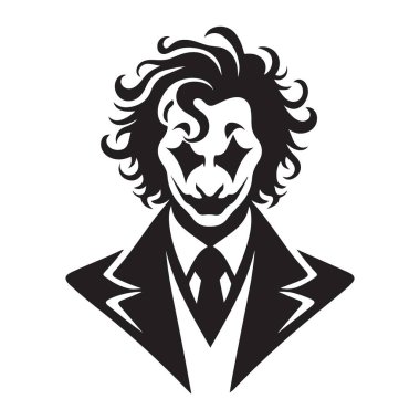 Kara Şövalye 'nin Joker silueti çizimi