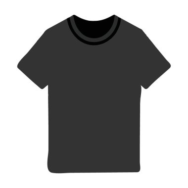 Basit Gri Tişört Vektör Görüntü Tasarımı Model Tasarımı