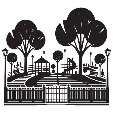 Oyun Bahçesi ve Peyzaj Tasarımı ile Kamu Parkının Silueti