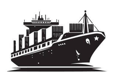 Kargo Gemisi Taşımacılığı ve Küresel Uluslararası Ticaret Konsepti