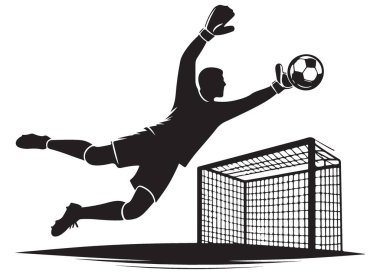 Futbolcu Kaydı: Oyun Kazanan Siluet Sanat ve Sportmenlik