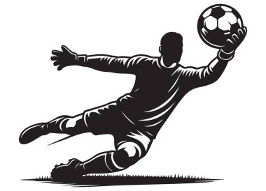 Futbolcu Silueti: Eylemdeki Dinamik Tasarruf