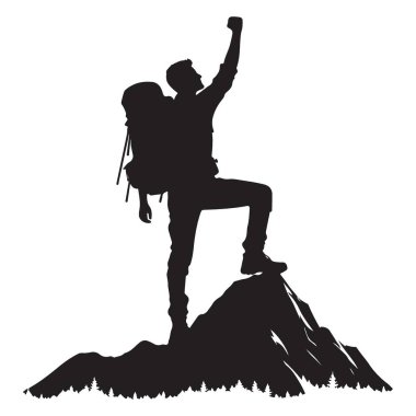 Bir dağın silueti Başarı Zirvesine ulaşıyor