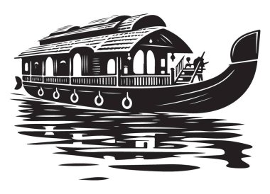 Güzel Kerala Tekne Resimleri Sakin Su Üzerine