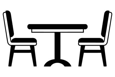 Modern Yemek Odası Mobilya Seti Ev Tasarımı İçin Siluet