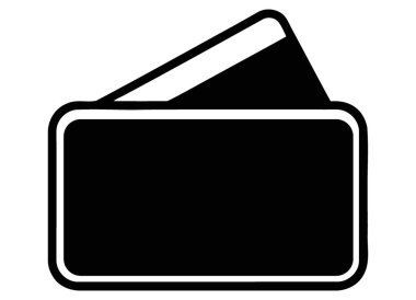 Minimalist Cüzdan Kartı Tutucusu Finansal Aksesuar Görüntü Grafiği