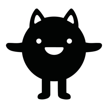 Geniş, neşeli bir gülüşü ve neşeli kulakları olan neşeli, neşeli bir çizgi film karakteri, neşeli cazibe ve arkadaşça titreşimler saçan, markalaşma ve yaratıcı projeler için mükemmel..