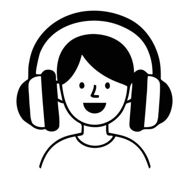 Büyük kulaklıklarla müziğe dalan, mutluluk saçan ve ses ile bağlanan biri gibi saf mutluluğu yakalıyor. Eğlence, eğlence ve kişisel keyif için mükemmel..