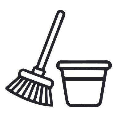 Klasik Süpürge ve Kamu Hizmetleri Kova Özellikli Temizlik Malzemeleri