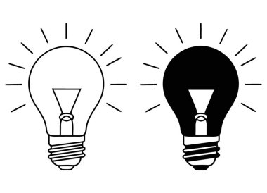 Parlak Ampul Resimleri Parlak Fikirleri ve Aydınlatma Kavramlarını Temsil Ediyor