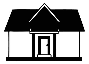 Seçkin Siluet Simgesi Ayırt edici Gable Çatı ve Arkalı Girdisiyle