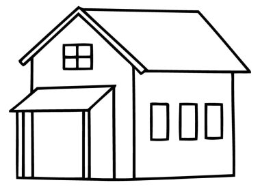 Temel Konut Konutları ve Tasarımları için Basit Mimari Konut Tasarımı Tasarımı