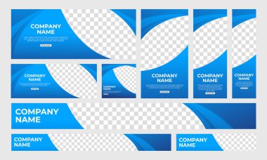 Web Sayfası Başlığı, Sosyal Medya Kapağı, Şablon Tasarımı, Flayer için Soyut Modern Gradyan Web Sancak Şablonu