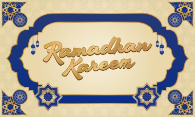 Ramadhan Kareem Kalıpsal Tasarım Elemanları Grafik EPS Vektör Şablonunu Ayarladı