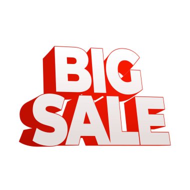 3D Büyük Satış Tasarım Şablonu