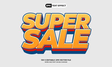 3B Metin Düzenleme Süper Satış Tasarımı EPS