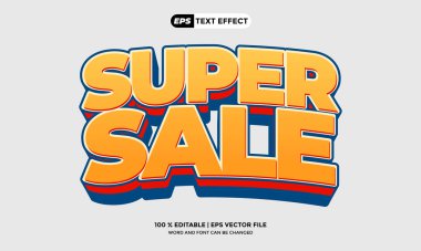 3B Metin Düzenleme Süper Satış Tasarımı EPS