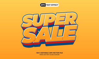 3B Metin Düzenleme Süper Satış Tasarımı EPS