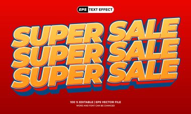 3B Metin Düzenleme Süper Satış Tasarımı EPS