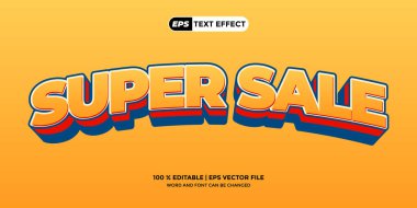 3B Metin Düzenleme Süper Satış Tasarımı EPS