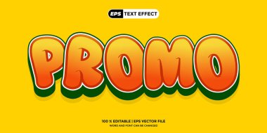 3B Metin Efekti Düzenlenebilir Tasarım