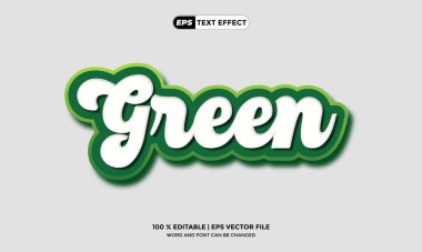 3B metin efekti düzenlenebilir yaratıcı tasarımcı