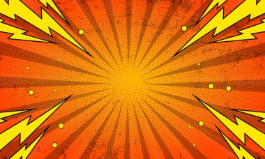 Soyut Arkaplan Çizgi Roman Biçimi Vektörü Yeni