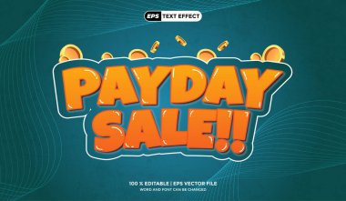Maaş Satışı Modern Düzenlenebilir Metin Efekti Projeleri