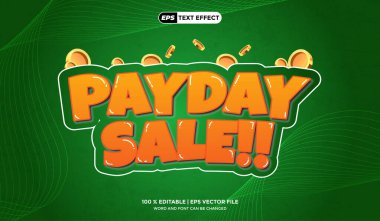Maaş Satışı Modern Düzenlenebilir Metin Efekti Projeleri