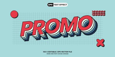 Moda 2025 Projeleri için Promo Düzenlenebilir Metin Efekti