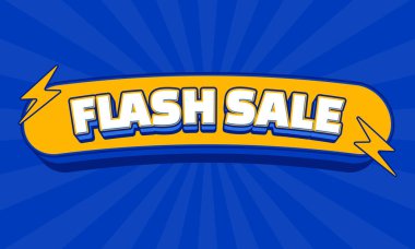 Metin Efekti Flash Satış Tasarımı Reklam Şablonu