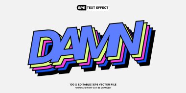 Moda 2025 Projeleri için Modern Düzenlenebilir Metin Efekti