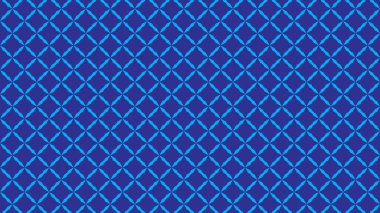 Modern tasarım projeleri ve yaratıcı altyapılar için canlı mavi renkte zarif geometrik desen