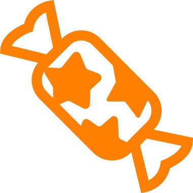 Şekerleme, şekerleme, tatlı, şeker, şeker, şeker, abur cubur ve bayram grafikleri, ambalaj, parti tasarımı ve dekorasyonuyla ilgili eş anlamlı öğeler içeren renkli düz çizgi şeklinde ikon