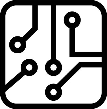 Control Panel Icon Black Line Style Dashboard Symbol of Settings, Switchboard, Console, Interface, Controlbox, Monitor, electrical System, Configuration Vector